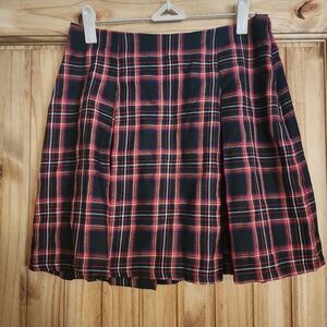 Urban Outfitters pleated plaid mini skirt